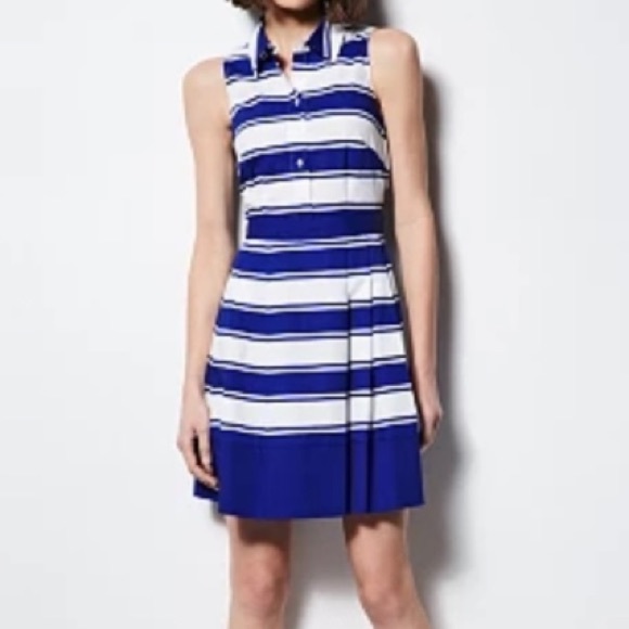 Milly for Design Nation Striped Cotton Dress - 8 - Picture 2 of 10